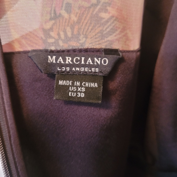 Marciano Floral Silk Dress - Picture 5 of 9